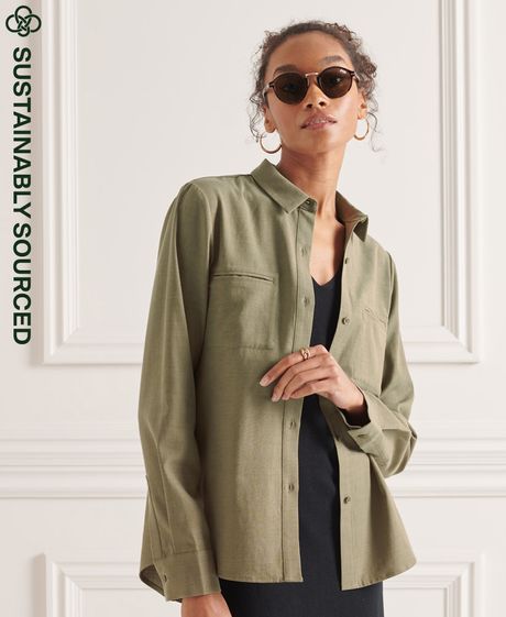 Camisa-Para-Mujer-Military-Shirt-Superdry
