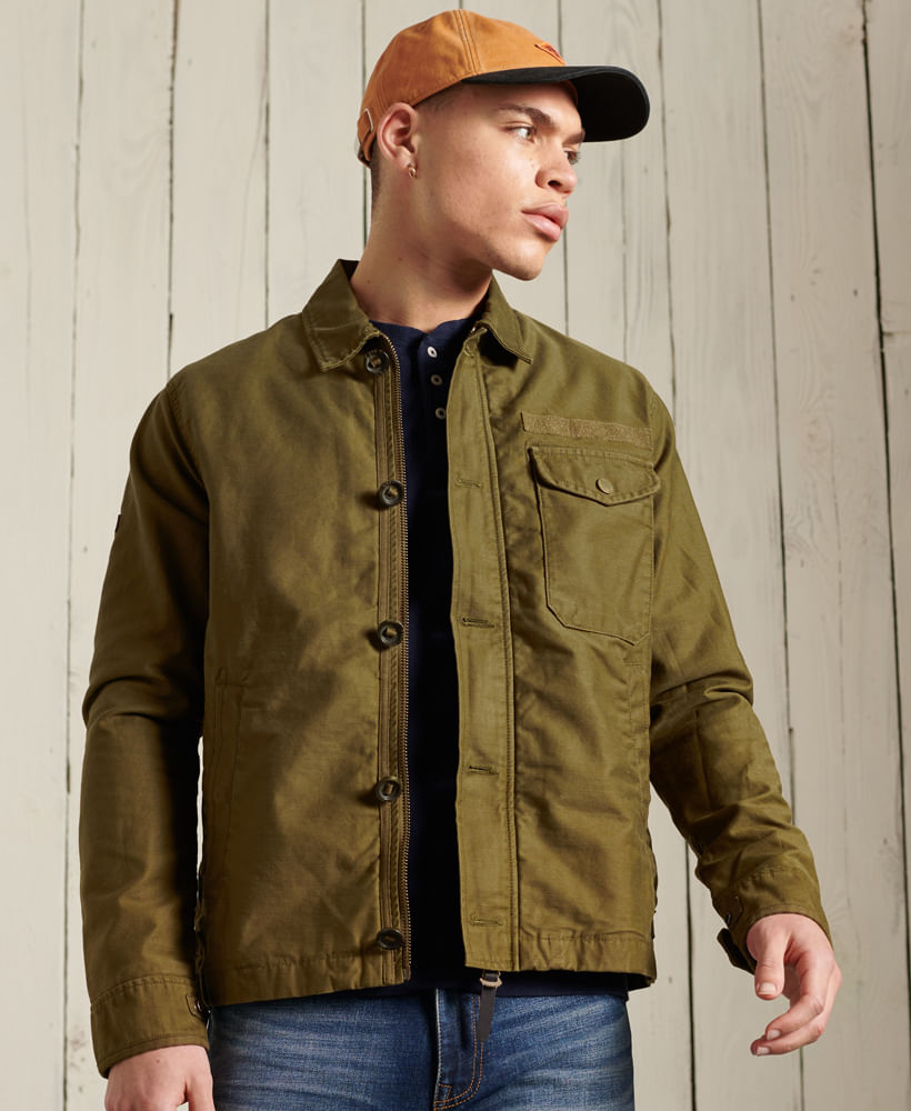Casual Hombre Crafted Deck Jkt Superdry 10187 | CHAQUETAS | SUPERDRY - superdrycolombiaMobile