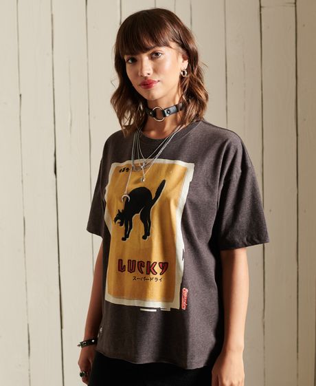 Camiseta-Para-Mujer-Vintage-Embellished-Boxy-Tee-Superdry