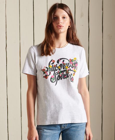 Camiseta-Para-Mujer-Script-Style-Floral-Tee-Superdry