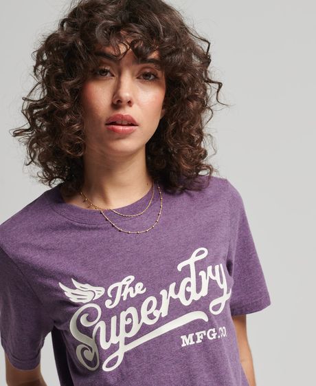 Camiseta-Para-Mujer-Vintage-Script-Style-Coll-Tee-Superdry