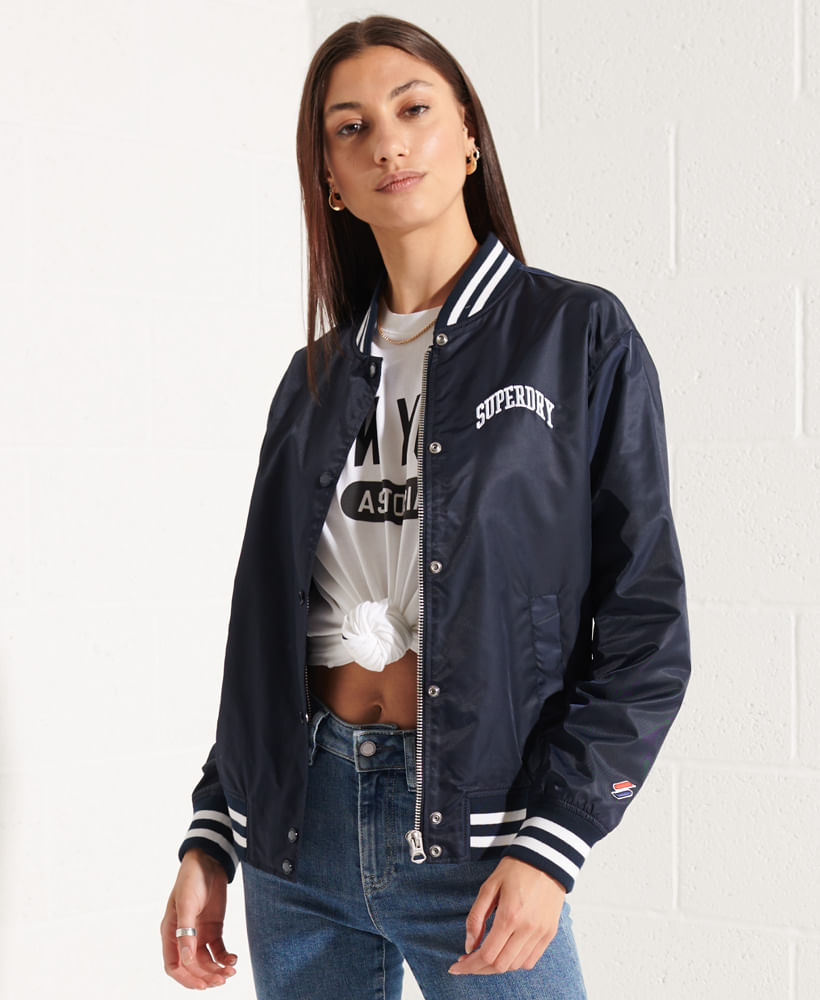 Canoa doble Ventilar Chaqueta Casual Para Mujer Classic Varsity Baseball Jkt Superdry 10765 |  CHAQUETAS | SUPERDRY - superdrycolombiaMobile