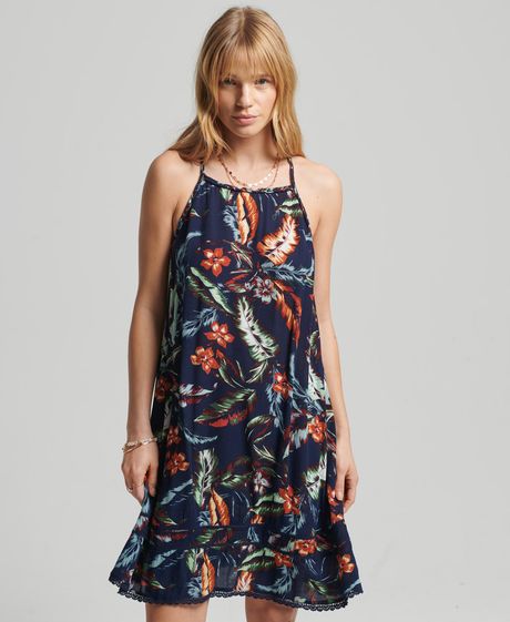 Vestido-Largo-Para-Mujer-Vintage-Beach-Cami-Dress-Superdry